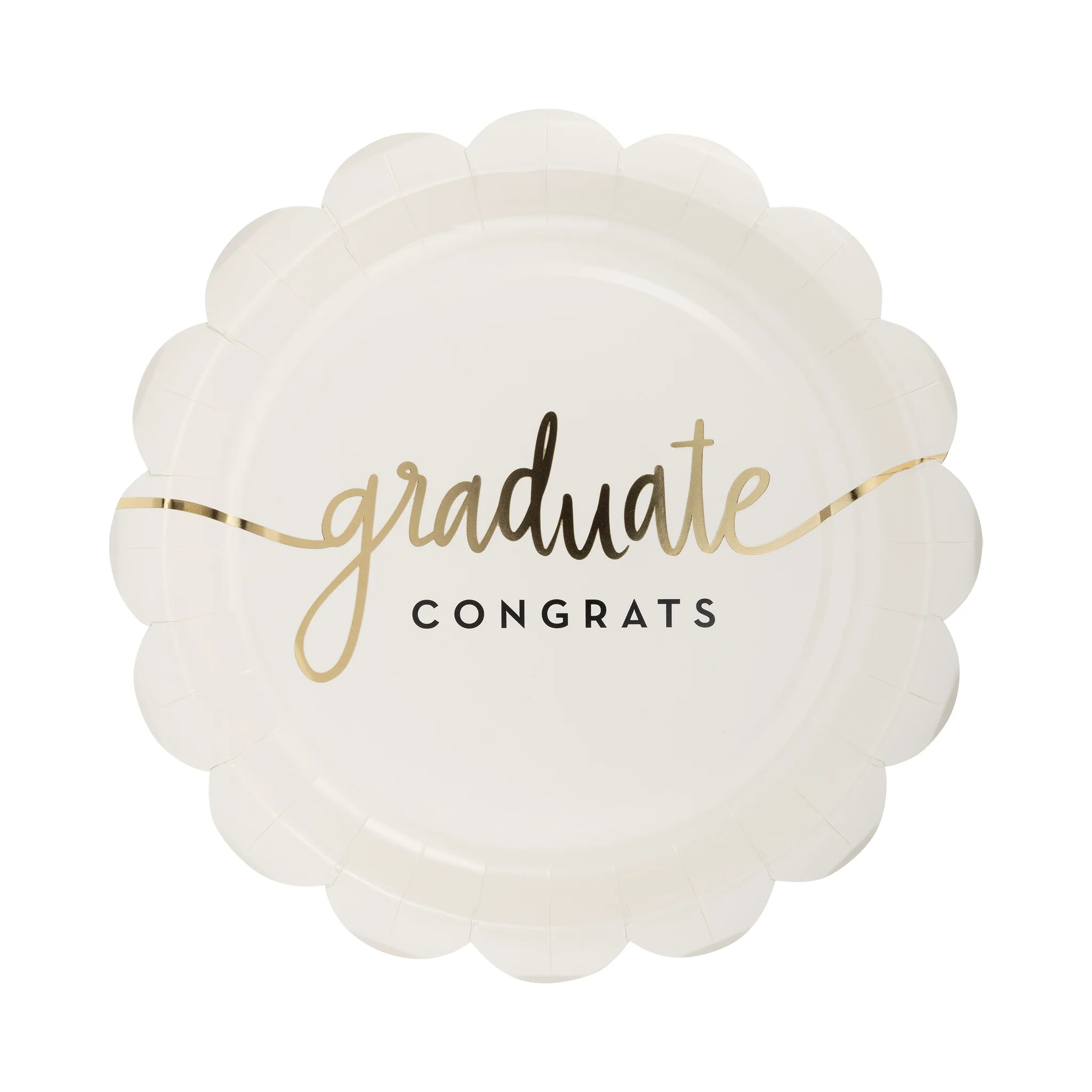 Graduate Congrats Paper Plate | My Mind's Eye