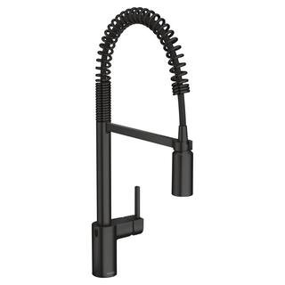 MOENAlign 1-Handle Pre-Rinse Spring Pulldown Kitchen Faucet with MotionSense Wave and Power Clean... | The Home Depot