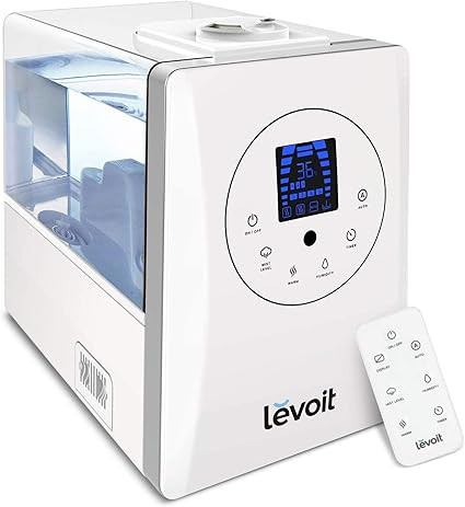 LEVOIT Humidifiers for Large Room Bedroom (6L), Warm and Cool Mist Ultrasonic Air Vaporizer for H... | Amazon (US)