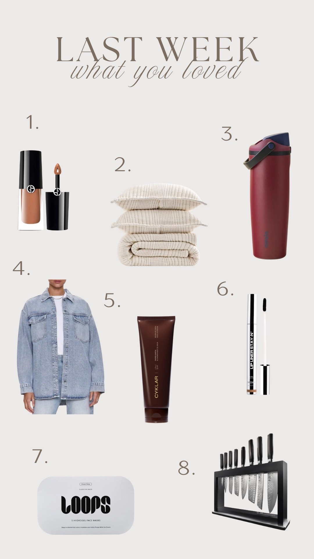 Best sellers last weekk

#LTKmorningroutine #LTKBeauty #LTKdayinmylife