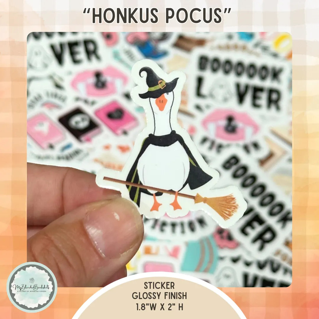 Honkus Pocus Goose: Premium, Glossy Sticker - Etsy | Etsy (US)
