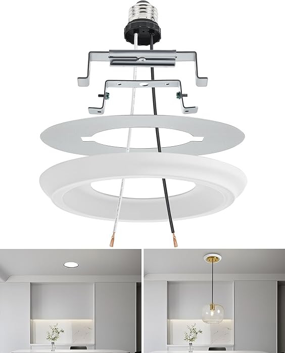 Luvkczc Recessed Can Light Conversion Kit for 5" and 6" Ceiling Fixtures - Pendant/Hanging Light ... | Amazon (US)