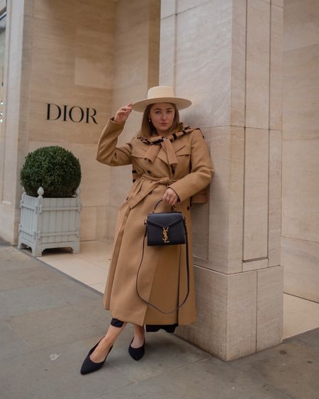 Spring style - trench coat and ballet flats 