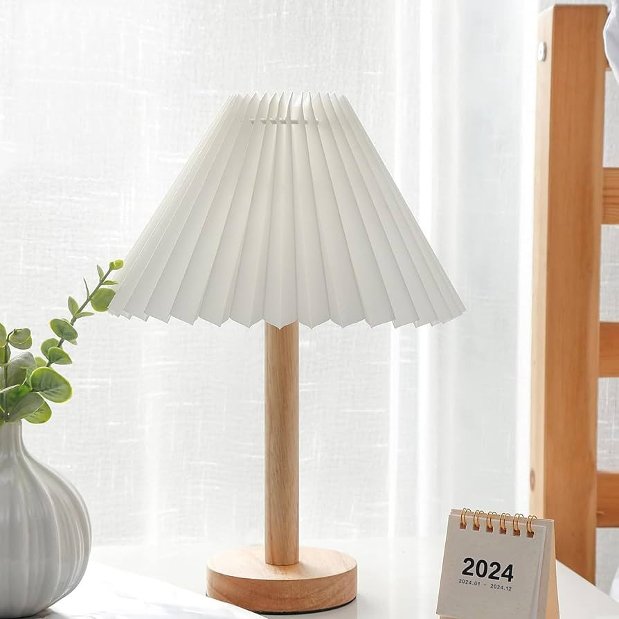 Zenply Small Table Lamp, Bedside Nightstand Mini Lamp for Bedroom Living Room Side Table Small Sp... | Amazon (US)