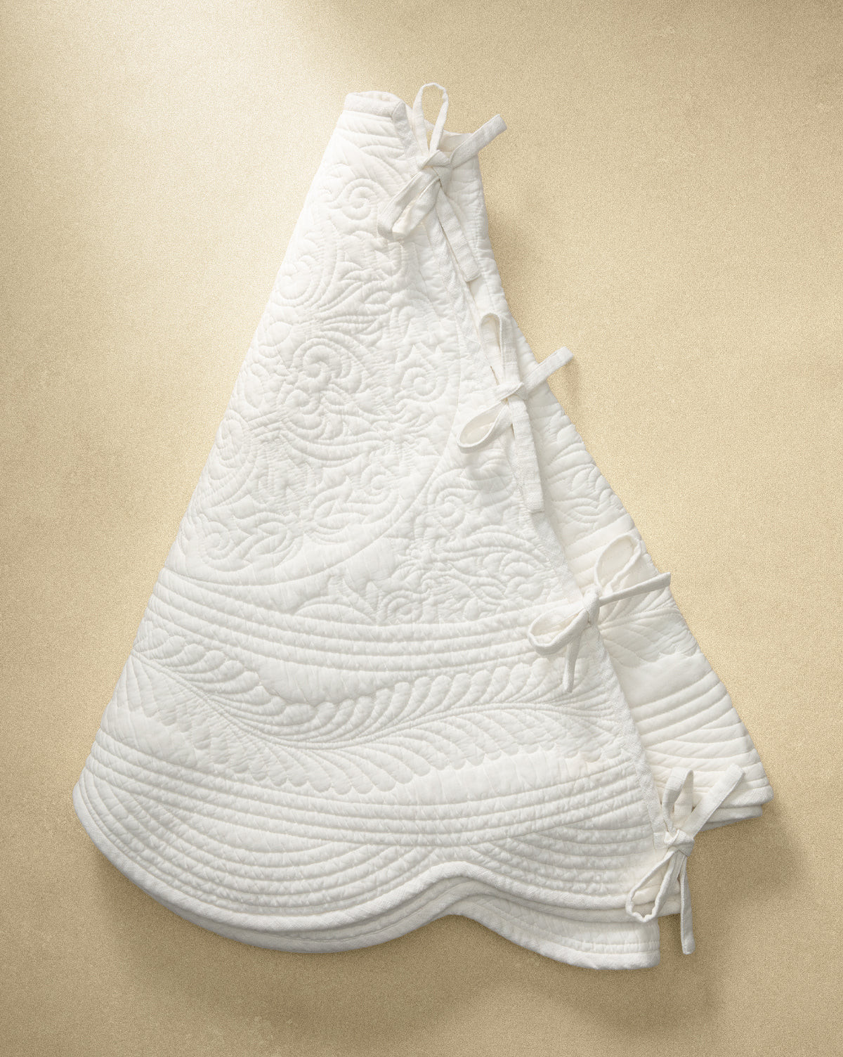 Trapunto Embroidered Tree Skirt | McGee & Co. (US)