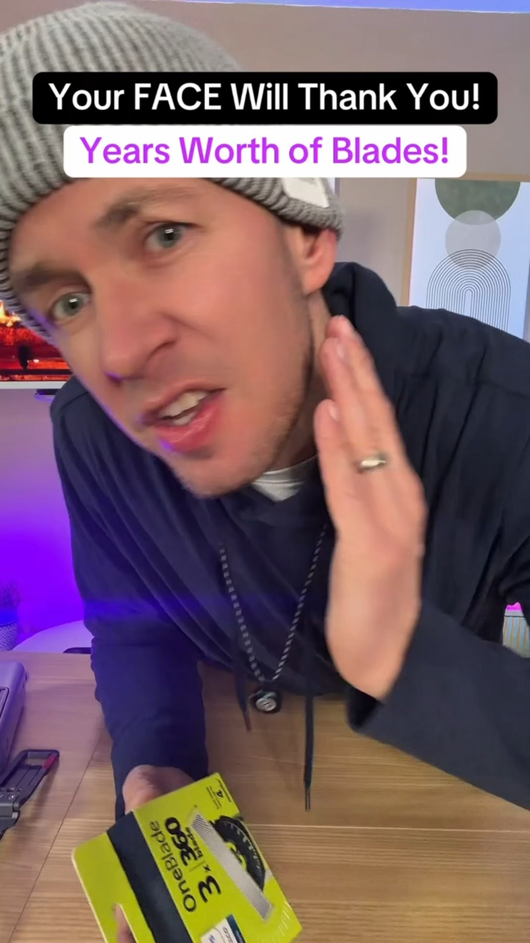 If you use the Philips OneBlade, don’t forget the replacements.

These OneBlade 360 blades flex to follow your face and help keep your trim clean and sharp. Each blade lasts up to 4 months, so this 2-pack is a smart restock.