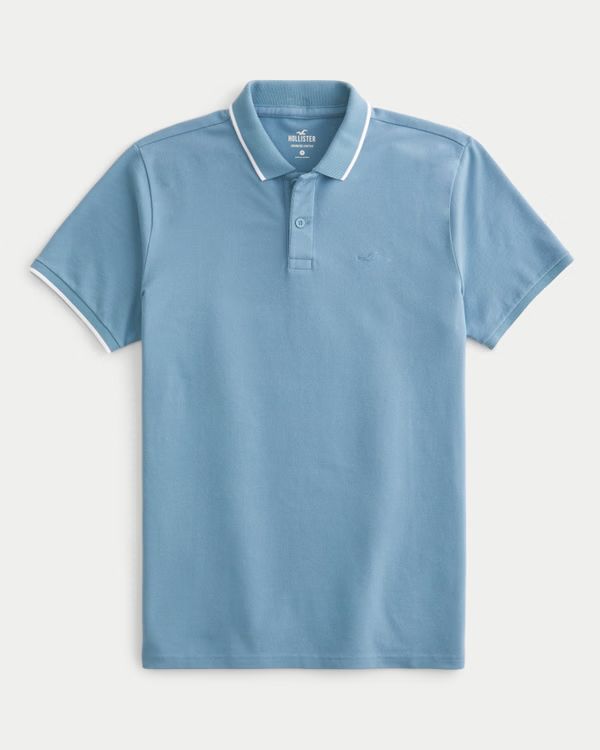 Men's Tipped Icon Polo | Men's Tops | HollisterCo.com | Hollister (US)