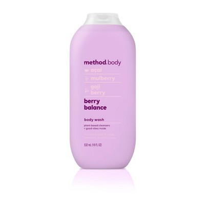 Method Body Wash - Berry Balance - 18 fl oz: Basic Cleansing, Whole Body, Phthalate-Free, Recommended for Normal/Oily/Dry/Combination Skin | Target