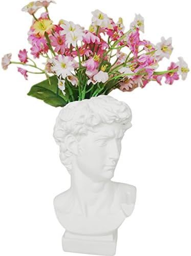 Creation Core Indoor Outdoor Heads Planter Resin Succulent Planter Vase Greek Statue Planter Urn ... | Amazon (US)