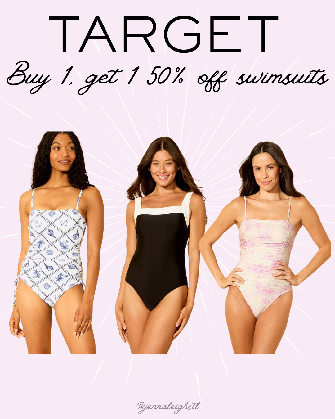 Swimsuit season is coming ☀️ Target is doing buy one, get one 50% off women’s + kids swim. 

 #LTKSeasonal #LTKSaleAlert #LTKMidsize