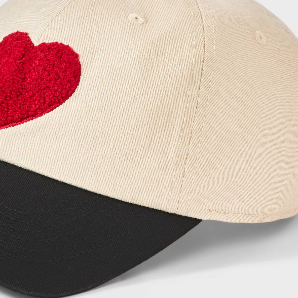 Heart Patch Baseball Hat - Universal Thread™ Cream | Target