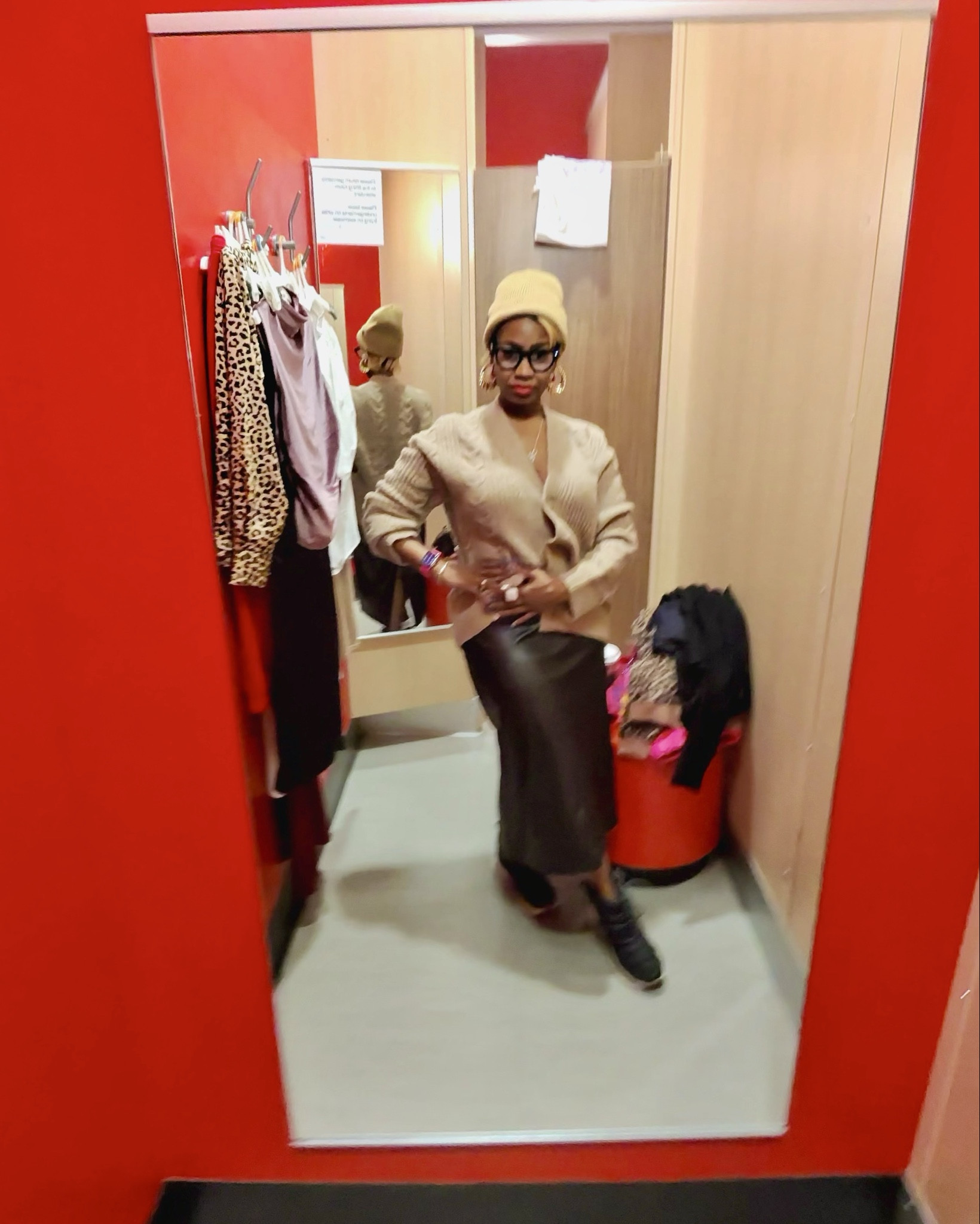 Effortless style, cozy vibes, and just the right amount of edge—this look has me feeling so confident!

Let’s talk staples: this faux leather midi skirt by A New Day is everything. Sleek, versatile, and so easy to dress up or down. Pair it with the Universal Thread cable stitch cardigan, a cozy neutral that layers like a dream. I finished the look with my North Face boots—because who says you can’t be stylish and weather-ready at the same time?

And the real MVP? My Meta glasses! They’re not just a tech-savvy accessory—they make capturing content totally seamless.

If you’re ready to turn heads and stay on-trend, shop this look and snag the Meta glasses today. Trust me—you’ll feel unstoppable!

#LTKHoliday #LTKWatchNow #LTKGiftGuide