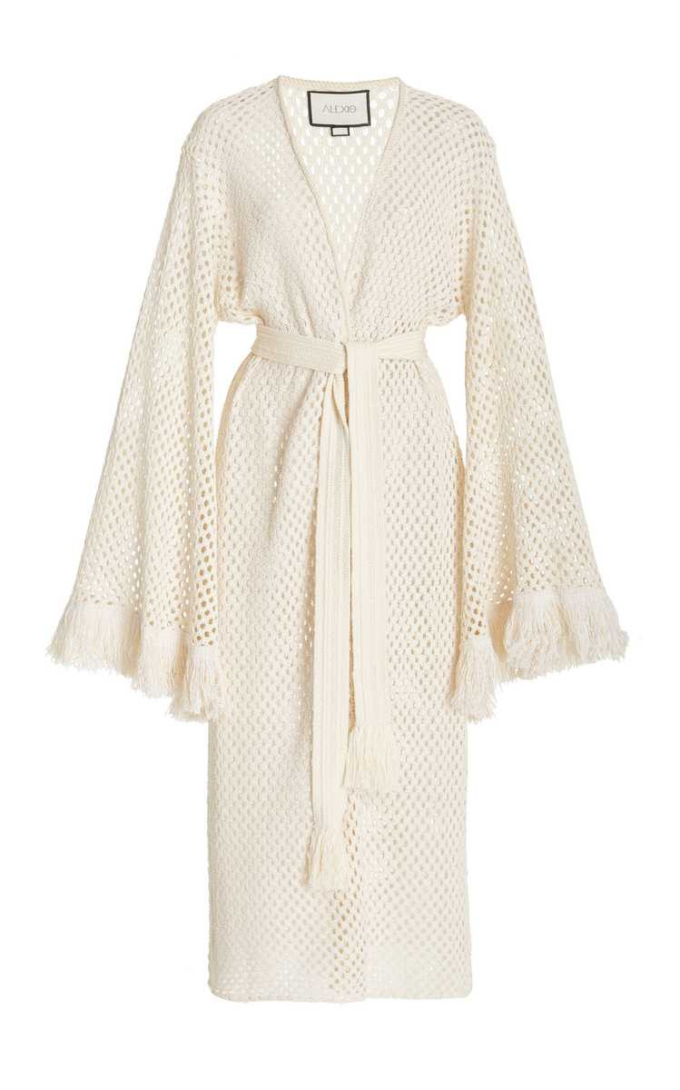 Panthea Fringed Crochet-Knit Robe | Moda Operandi (Global)