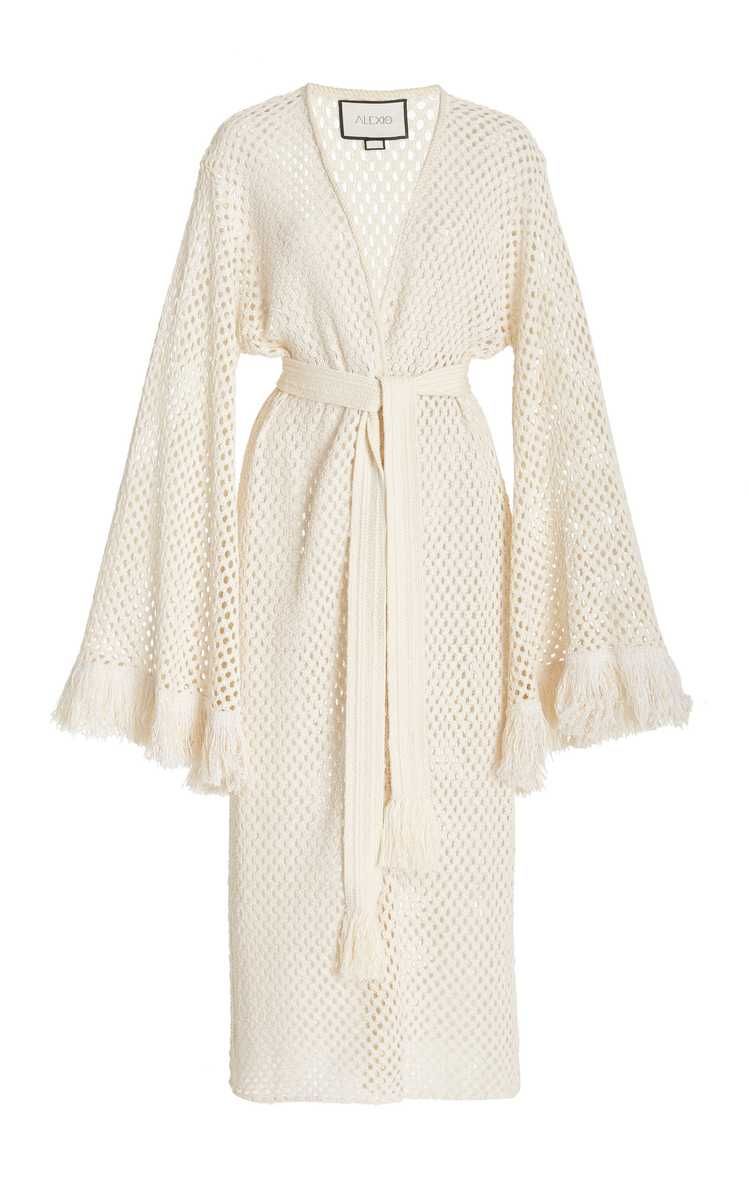 Panthea Fringed Crochet-Knit Robe | Moda Operandi (Global)