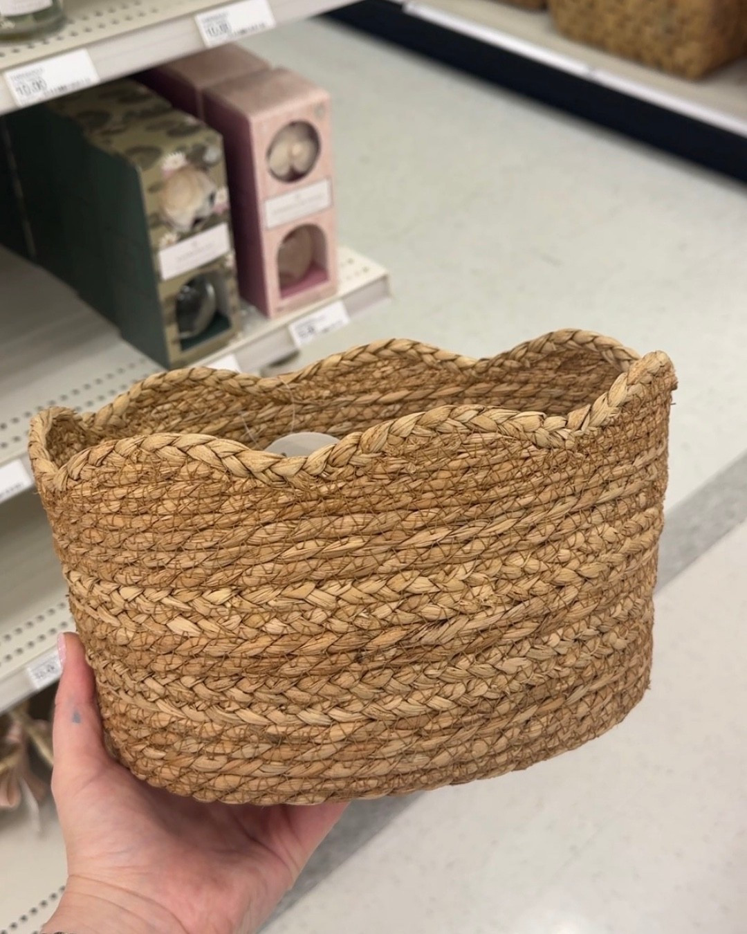 Scalloped basket, toy storage, craft storage 

#LTKdayinmylife #LTKmomlife #LTKHome