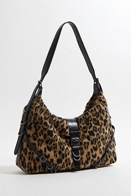 UO Hayden Faux Fur Leopard Bag | Urban Outfitters UK