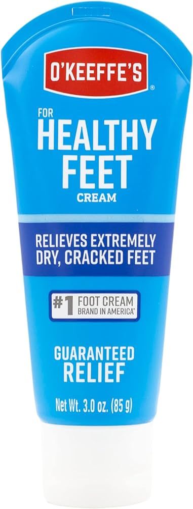 O'Keeffe's for Healthy Feet Foot Cream, Guaranteed Relief for Extremely Dry, Cracked Feet, Clinic... | Amazon (US)