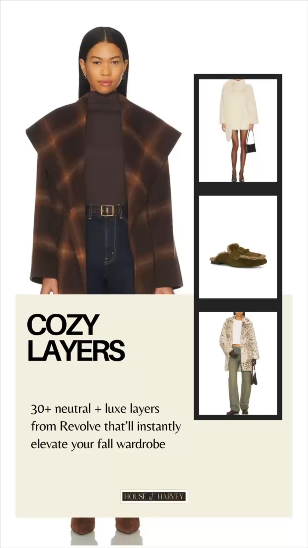 Cozy layers—30+ neutral and luxe layers from Revolve that’ll instantly elevate your fall wardrobe! This week is all about highlighting layering at its best, this week focuses on styling oversized knits, trench coats, chunky scarves, and tailored blazers together. Everyday basics transform into styled looks when layered with intention. Perfect for that in-between season where warmth meets style. I found the best pieces that embody this style vibe (dresses, jackets, tops and other accessories.) All items linked ⬆️

#ltkcreator #ltkfinds #ltkwatchnow #ltkstyletip #revolve #revolvefinds #fall #fallfashion #falloutfits #cozy #suede #cozylayers 

#LTKSeasonal #LTKHoliday #LTKgrwm