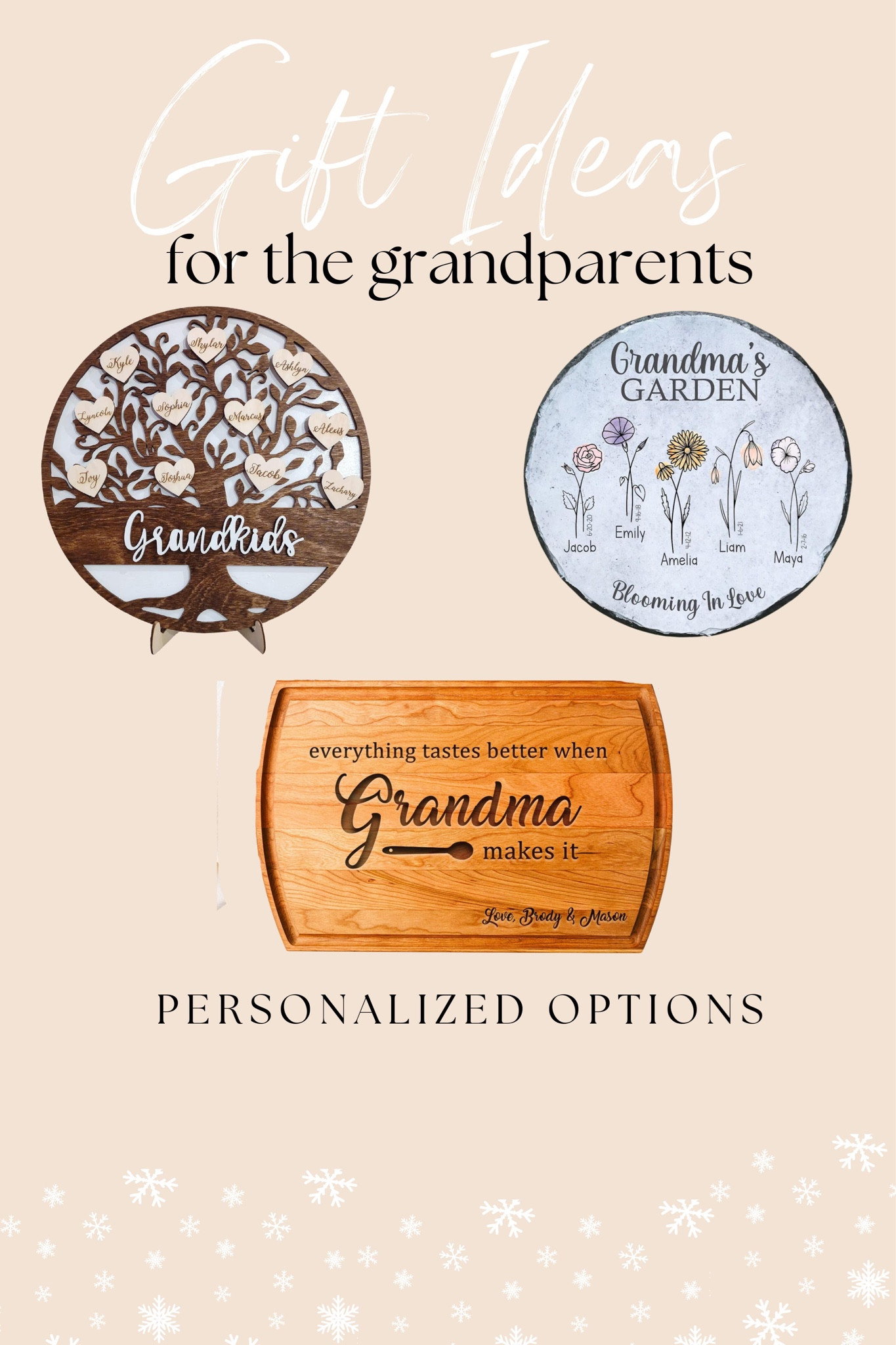 Personalized gift ideas for grandparents! 

#LTKGiftGuide #LTKHoliday