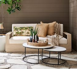 Indio Wood Modern Sofa Frame | Pottery Barn (US)