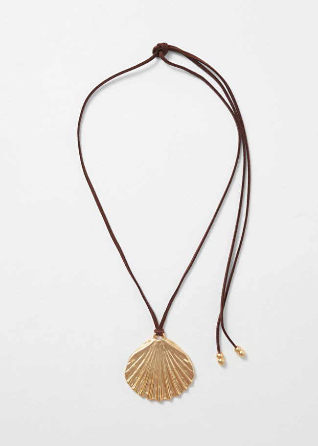 Seashell-Pendant Cord Necklace | & Other Stories UK
