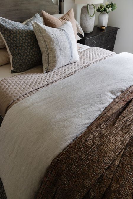 Our neutral layered bedding in the guest room.  I love that Kantha quilt at the foot of the bed.  It works everywhere I place it.



#LTKFind #LTKhome