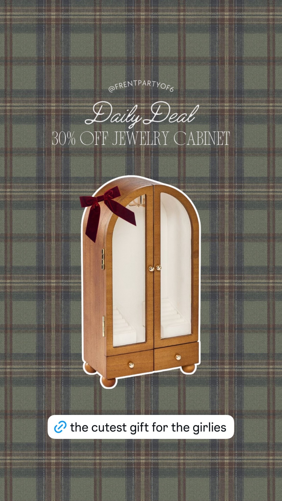 This pretty arch jewelry cabinet organizer is 30% off today! Cutest gift for the girlies!

#LTKGiftGuide #LTKFindsUnder50 #LTKSaleAlert