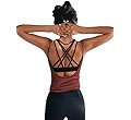 OYANUS Womens Summer Workout Tops Sexy Backless Yoga Shirts Open Back Activewear Running Sports G... | Amazon (US)