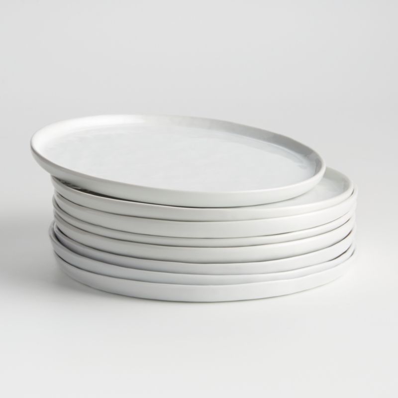 Mercer Salad Plates, Set of Eight + Reviews | Crate and Barrel | Crate & Barrel