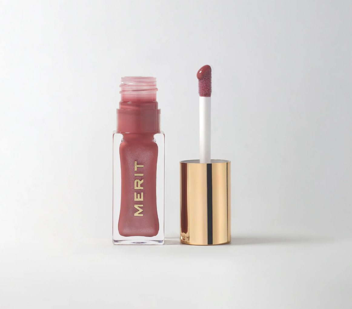 Merit Beauty Shade Slick. A lightweight tinted lip oil gives a wash of moisturizing color for healthy lips all day. 

 #LTKbeauty