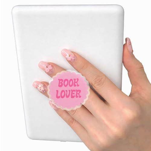 Book Lover Kindle Grip, for Kindle E-Readers and Smartphones, Foldable and Rotating Kindle Charm, A Gift for Book Lover | Amazon (US)