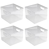 iDesign Plastic Fridge and Pantry Storage Bins, Organizer Container for Kitchen, Bathroom, Office, C | Amazon (US)