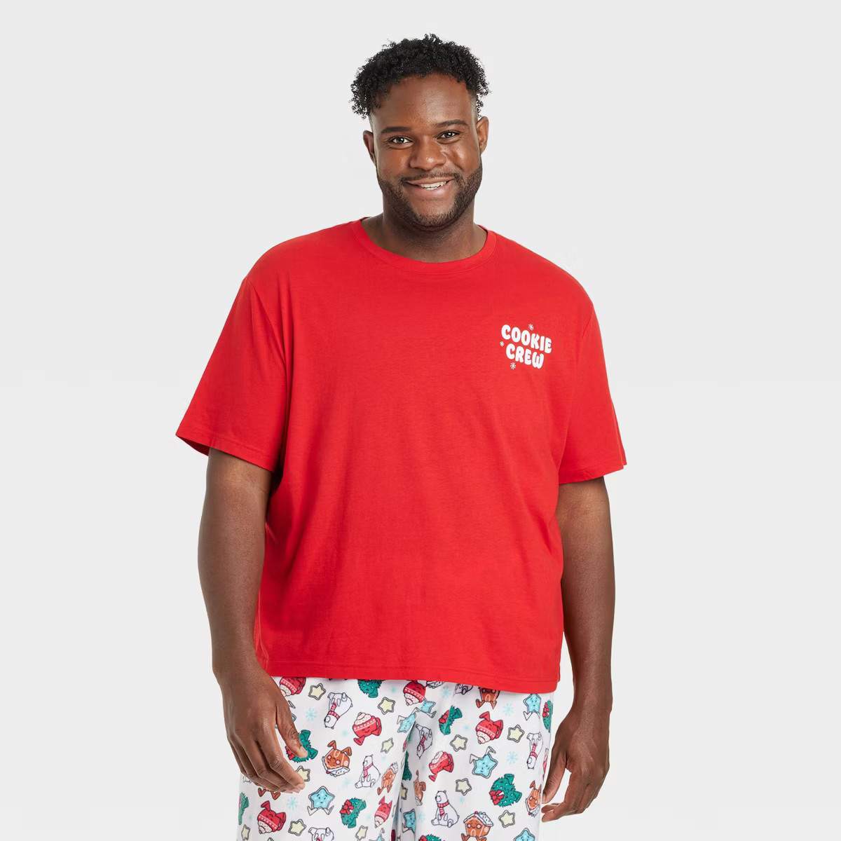 Men's "Cookie Crew" Holiday Matching Family Pajama T-Shirt - Wondershop™ Red | Target