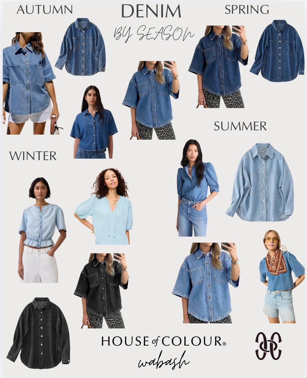 Denim tops by season! ☀️🍁🌷❄️

#LTKSaleAlert #LTKSeasonal #LTKootd