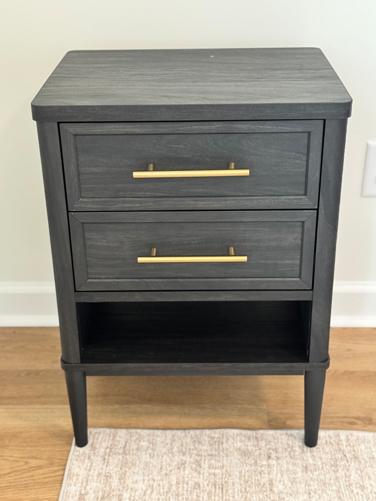 This Better Home and Garden night stand is so cute and was very easy to put together. 🤩 #walmartfurniture #walmartfinds

#LTKHome #LTKFindsUnder100