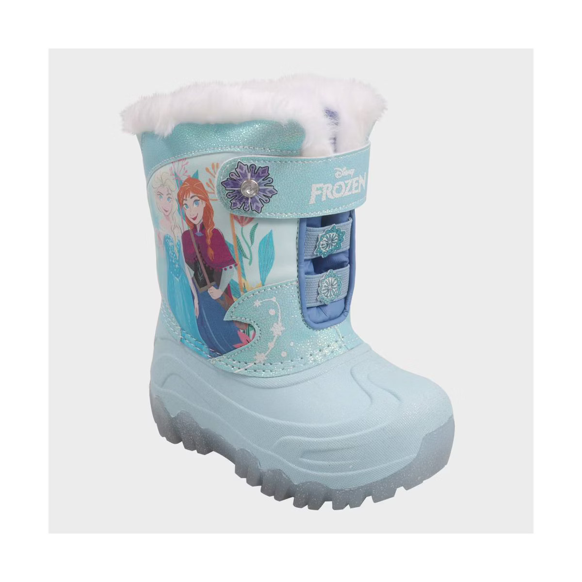 Toddler Girls' Frozen Winter Boots - Blue | Target