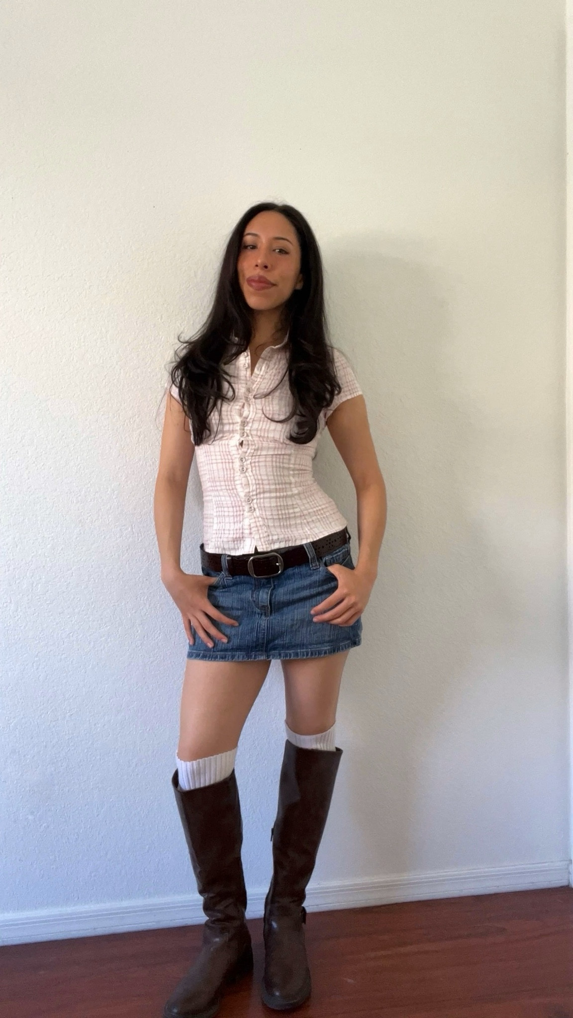 spring outfit inspo: skirt is old brandy “Brielle 90s” idk if they carry it anymore 

#LTKSeasonal