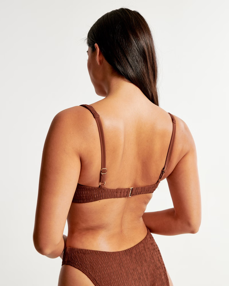 Curve Love High Apex Underwire Bikini Top | Abercrombie & Fitch (US)