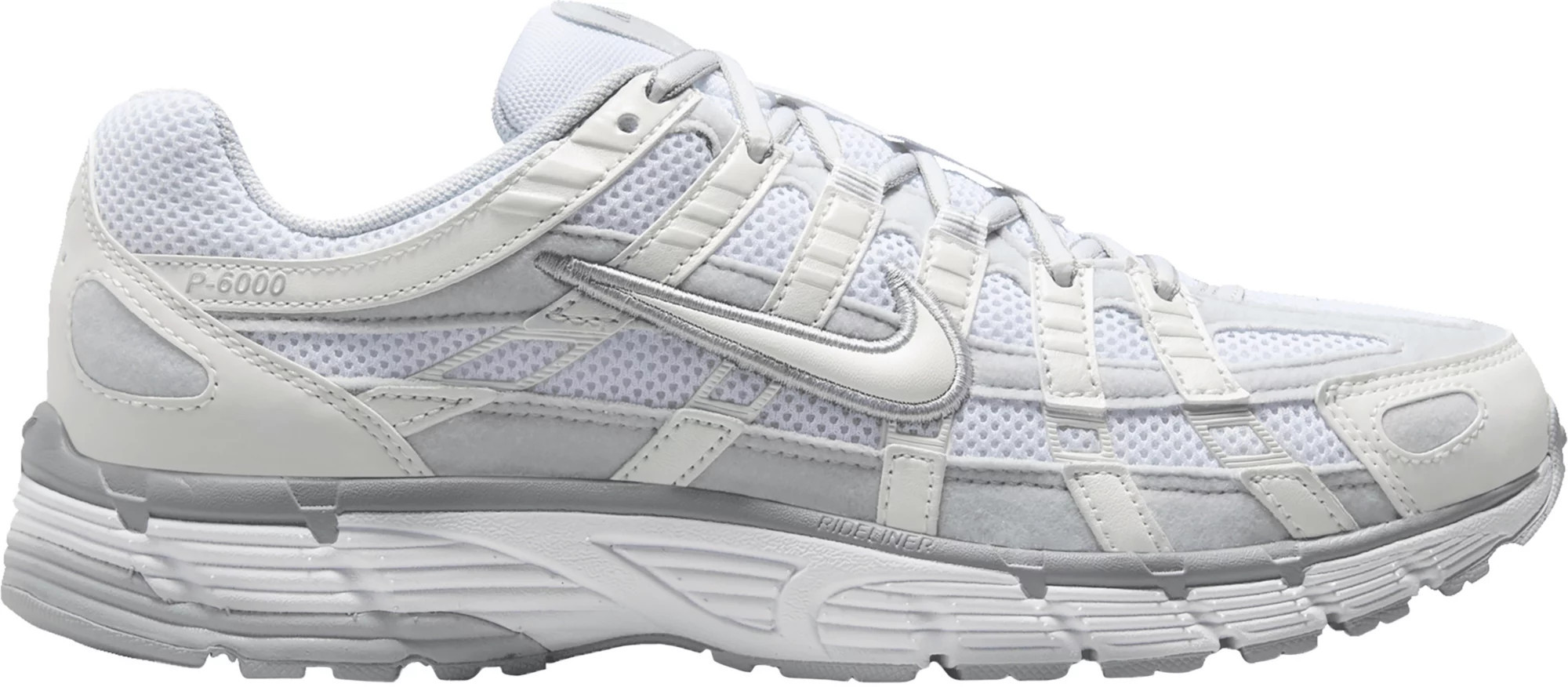 Nike Women's P-6000 Shoes, Size 6.5, White/Grey/Silver | Going Going Gone