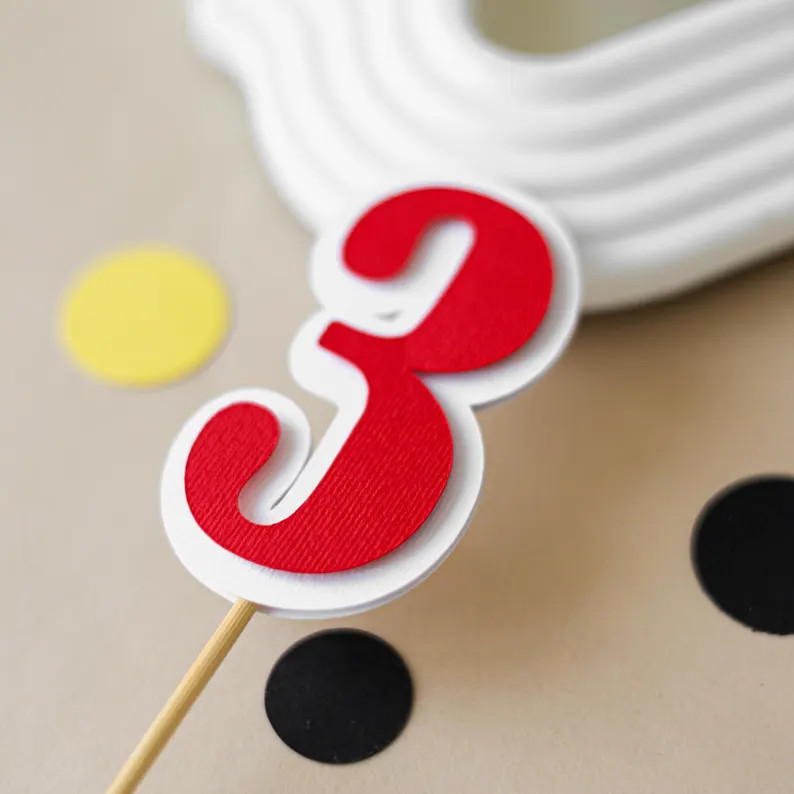 Firetruck Birthday Centerpiece Sticks - Little Fireman Party Decorations - Etsy | Etsy (US)