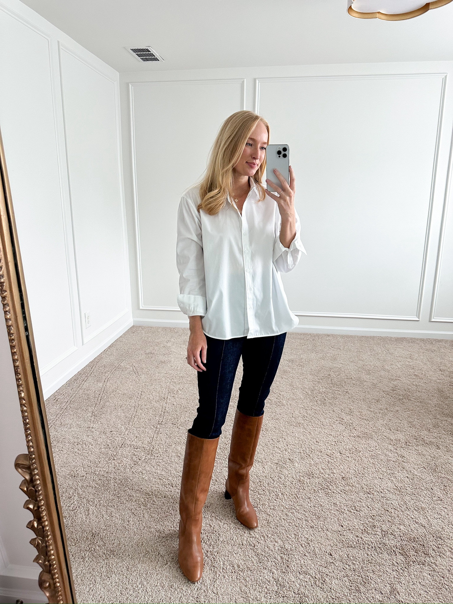 Spanx new arrivals! Love this casual fall look! Would be so cute for a winery date! Wearing size small in the top and jeans. Use my code AMANDAJOHNxSPANX for 15% off! Fall outfits // English countryside looks // winery outfits // Spanx fashion 

#LTKStyleTip #LTKSeasonal