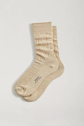 Polo Ralph Lauren Aran Cable Crew Sock | Urban Outfitters (US and RoW)
