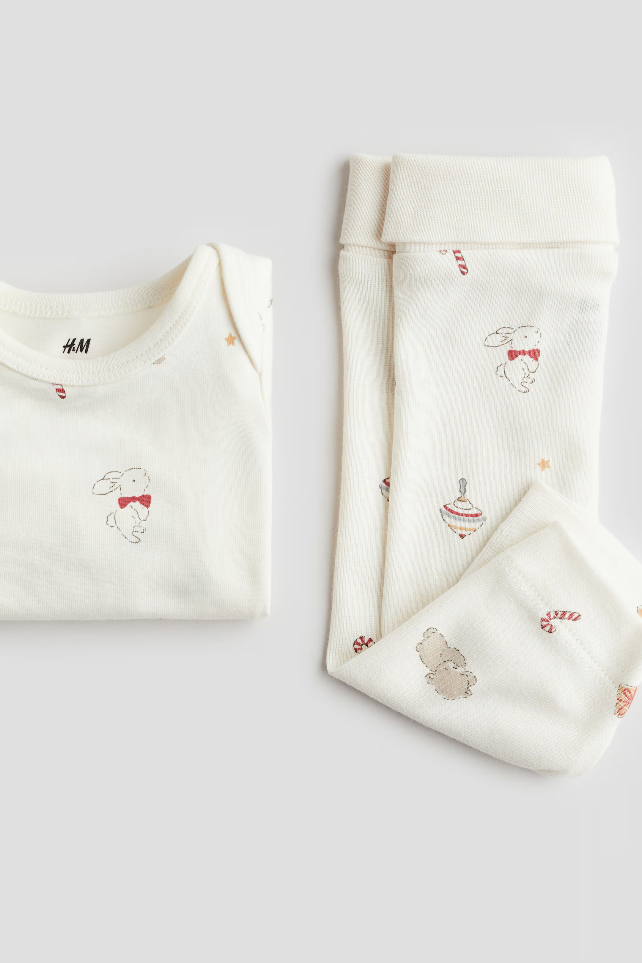 2-piece cotton jersey set | H&M (UK, MY, IN, SG, PH, TW, HK)