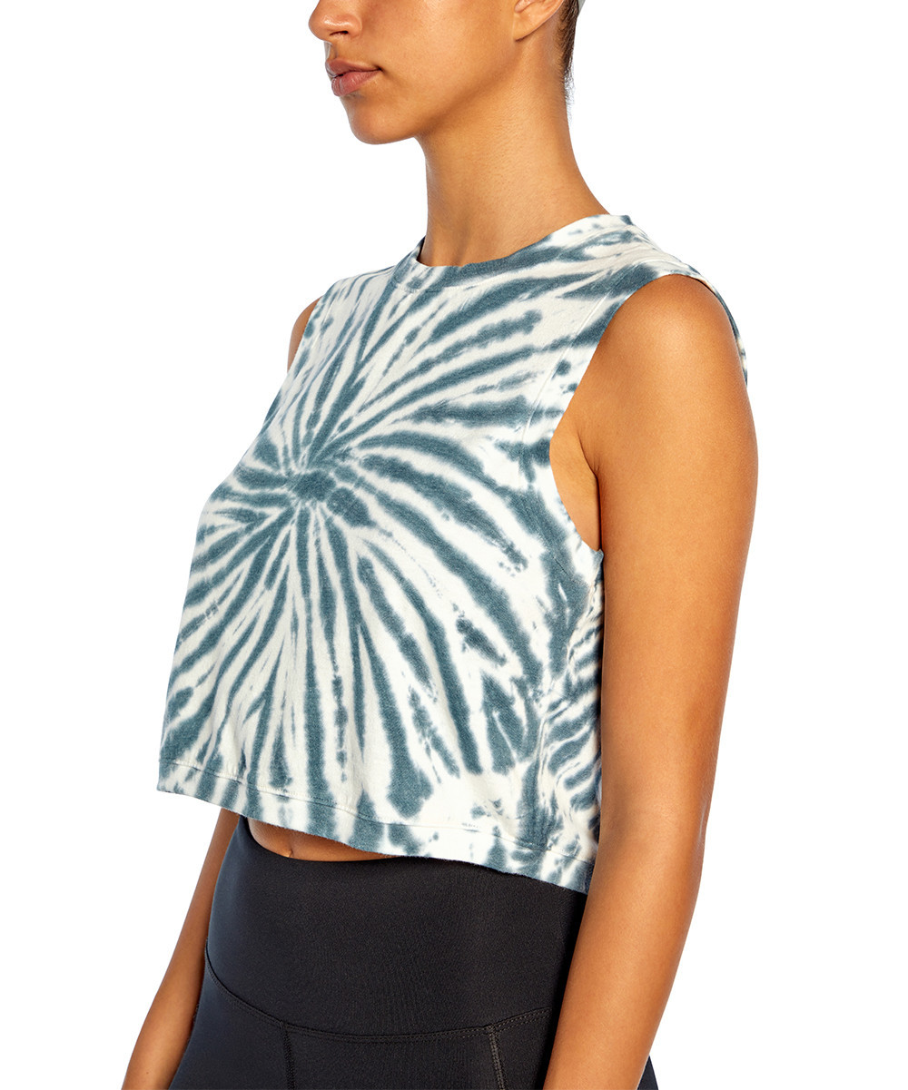 Jessica Simpson Women's Tank Tops BLUE - Blue Coral Tie-Dye Perry Tank - Women | Zulily