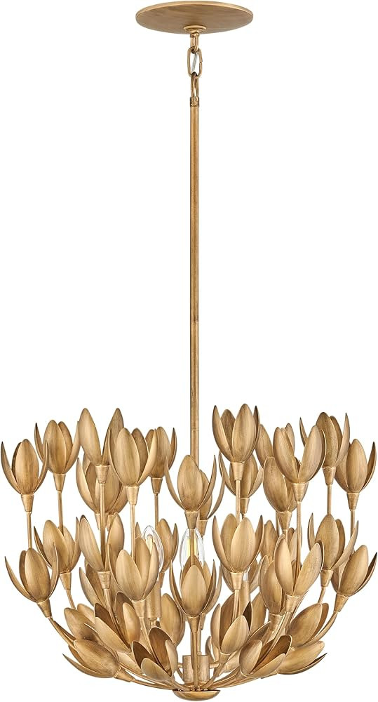 Hinkley Flora Large Convertible Semi-Flush Mount, Burnished Gold | Amazon (US)