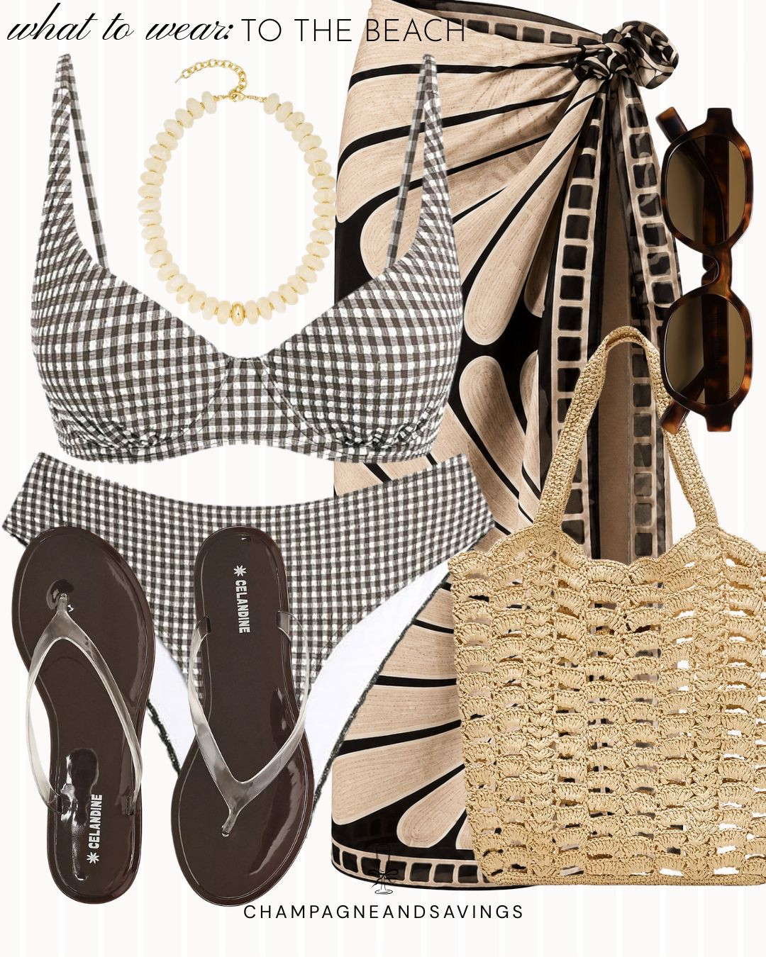 What to wear June: beach outfit