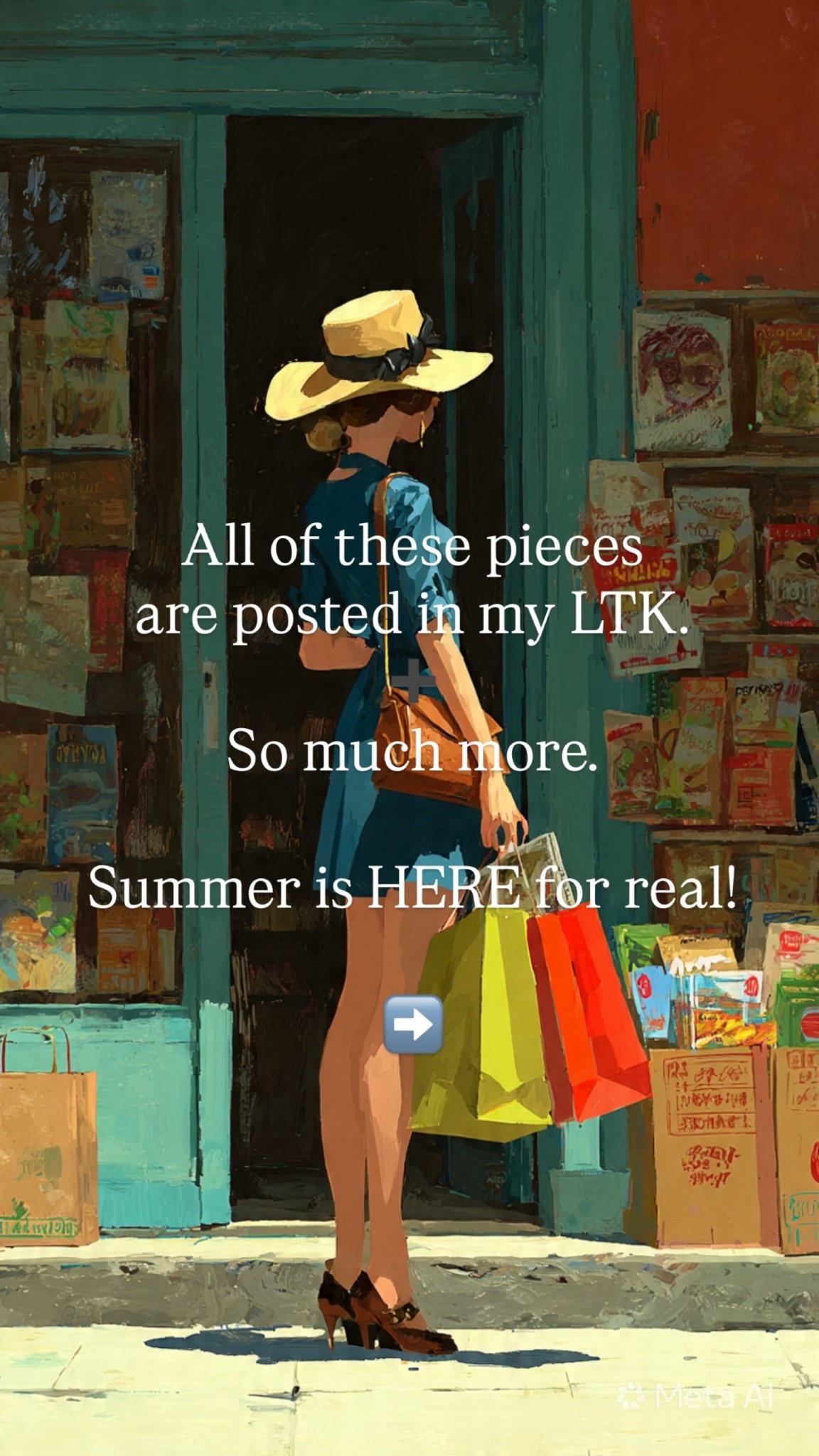All of these pieces 
are posted in my LTK.
➕
So much more.

Summer is HERE for real!

➡️