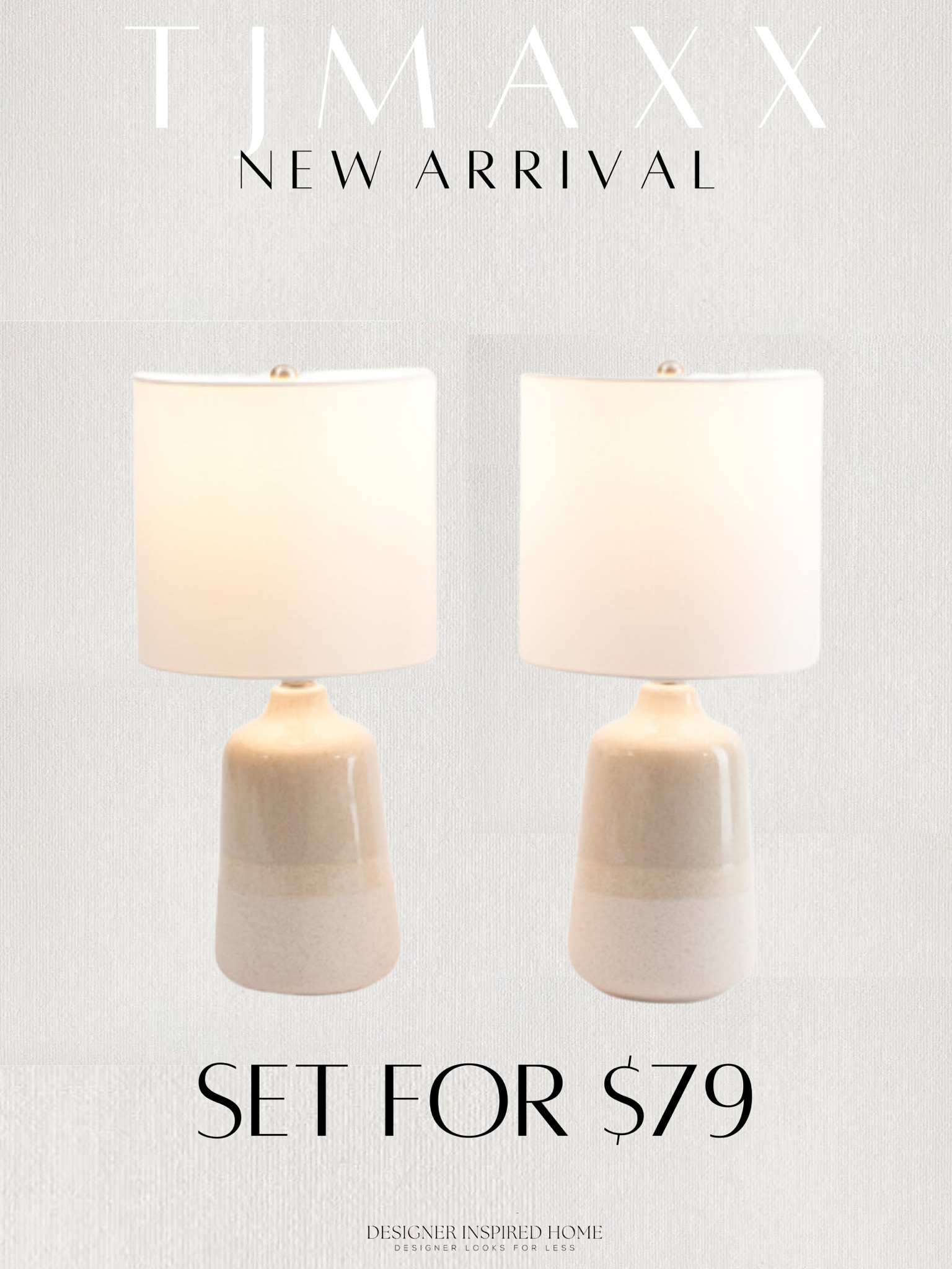 New arrival lamp set! 

#LTKHome #LTKFindsUnder100