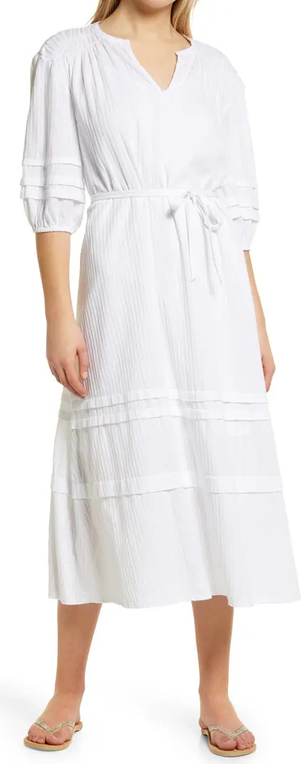 Caslon® Vacation Cotton Midi Dress | Nordstrom | Nordstrom