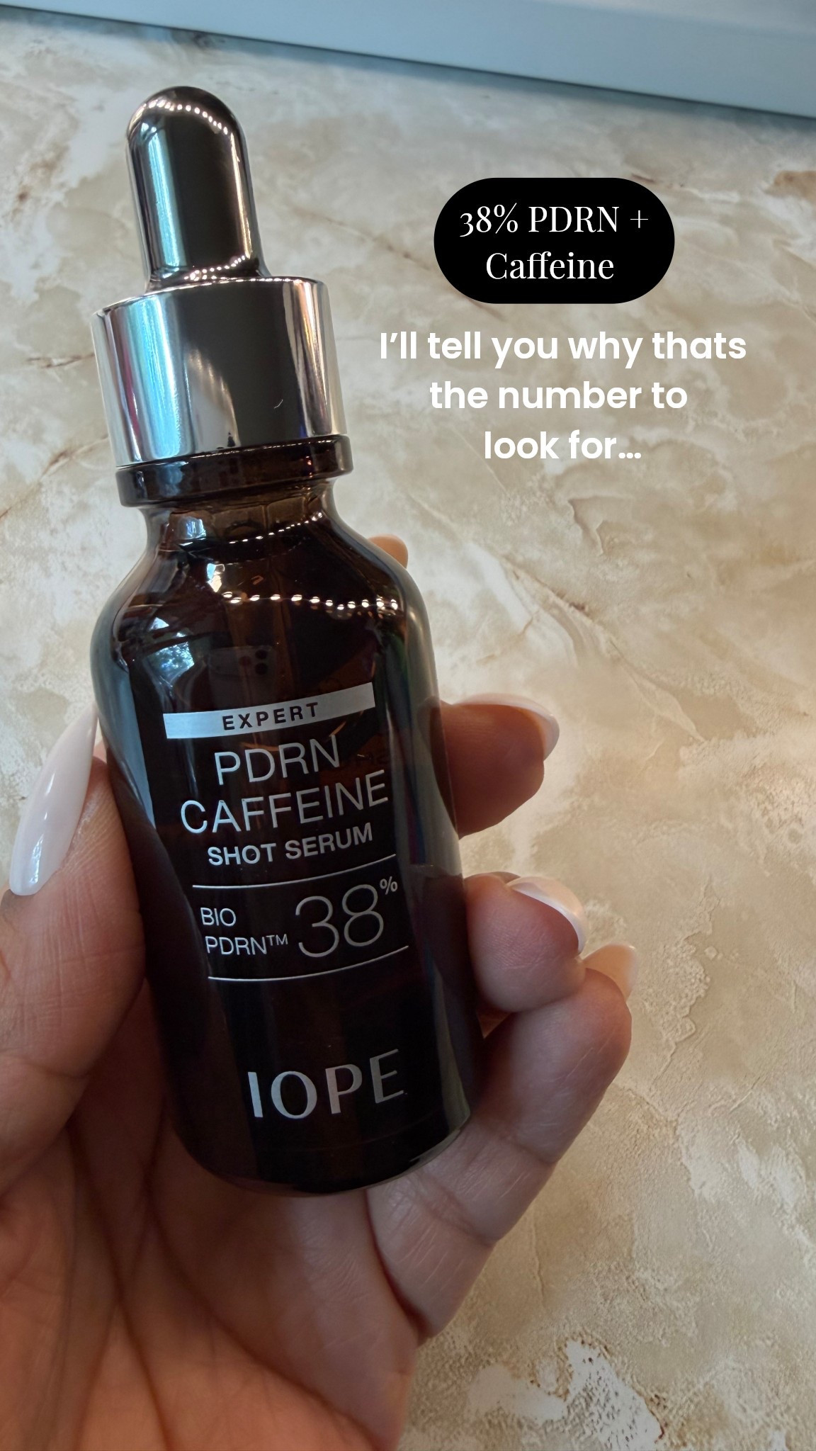 PDRN at 38% in a $43 serum from Sephora. Let me explain why that number matters.
PDRN is a skin repair ingredient derived from salmon DNA. It supports cell regeneration, which is exactly what mature skin needs more of. This one from IOPE pairs it with caffeine for puffiness, which is a smart combination. The Bio PDRN concentration is 38%, which is high for a retail product.
I picked this up during the Sephora savings event specifically because I am building out a Test and Tell on PDRN. First impressions when it arrives. 

Linked in my Sephora Sale Picks collection on LTK. Sale ends April 20.

#LTKOver40 #LTKBeauty #LTKselfcare